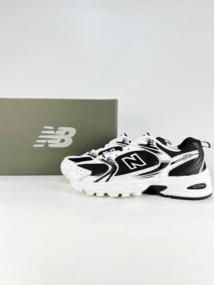 New Balance 530 White & Black Sneakers