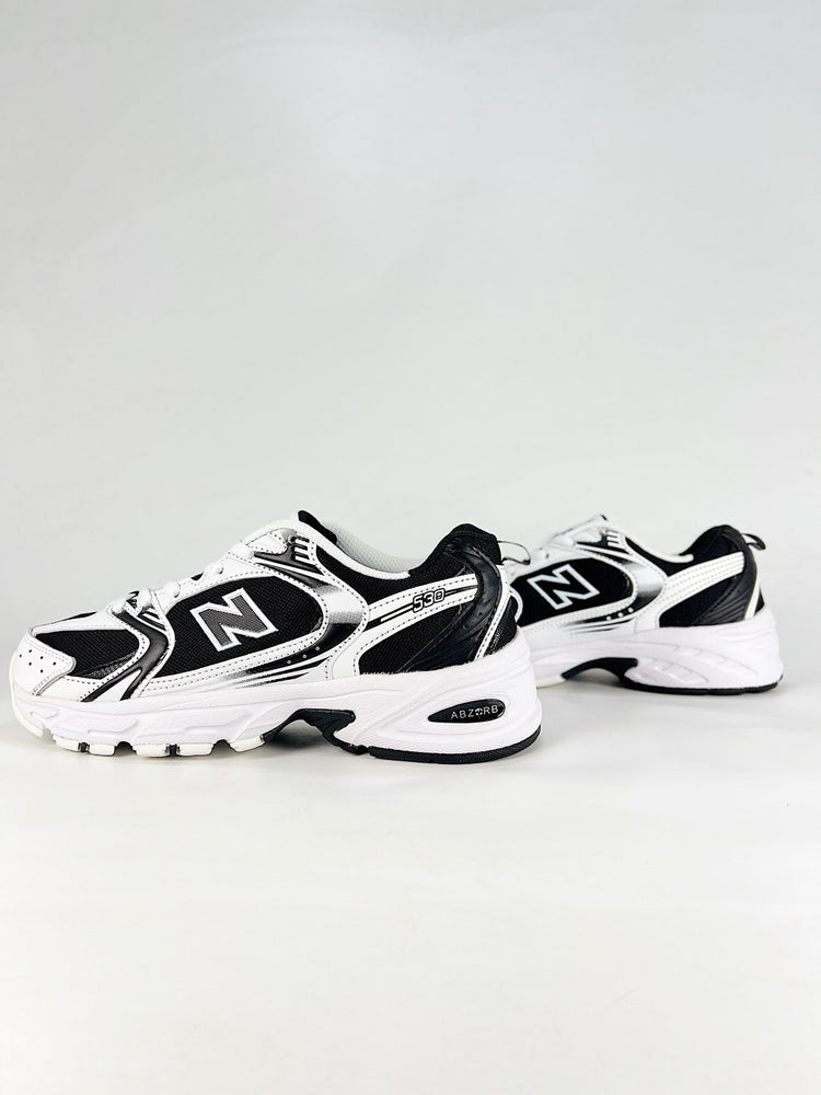 New Balance 530 White & Black Sneakers