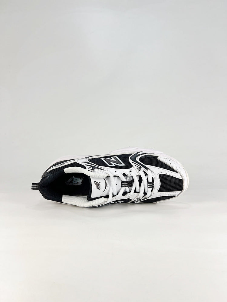 New Balance 530 White & Black Sneakers