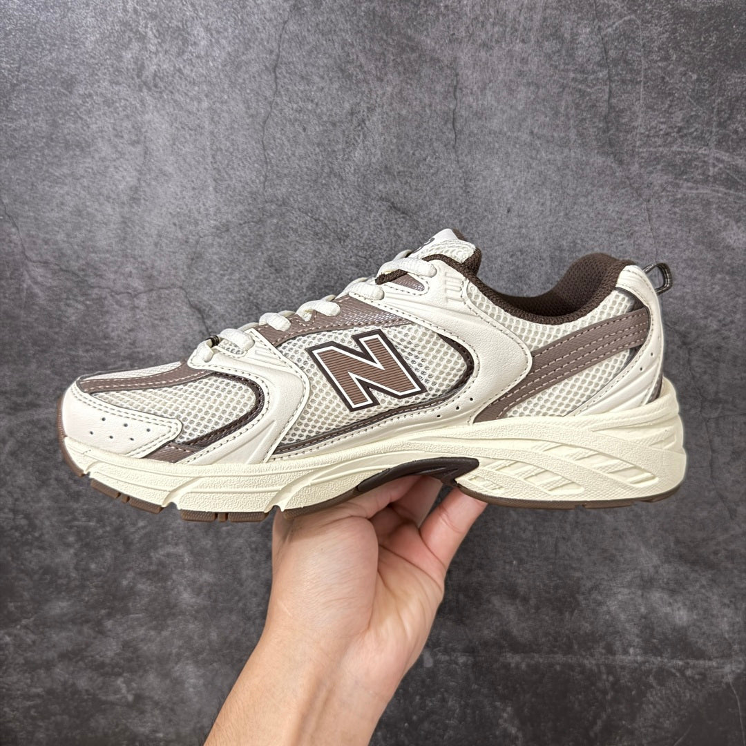 New Balance 530 Cream & Taupe Sneakers
