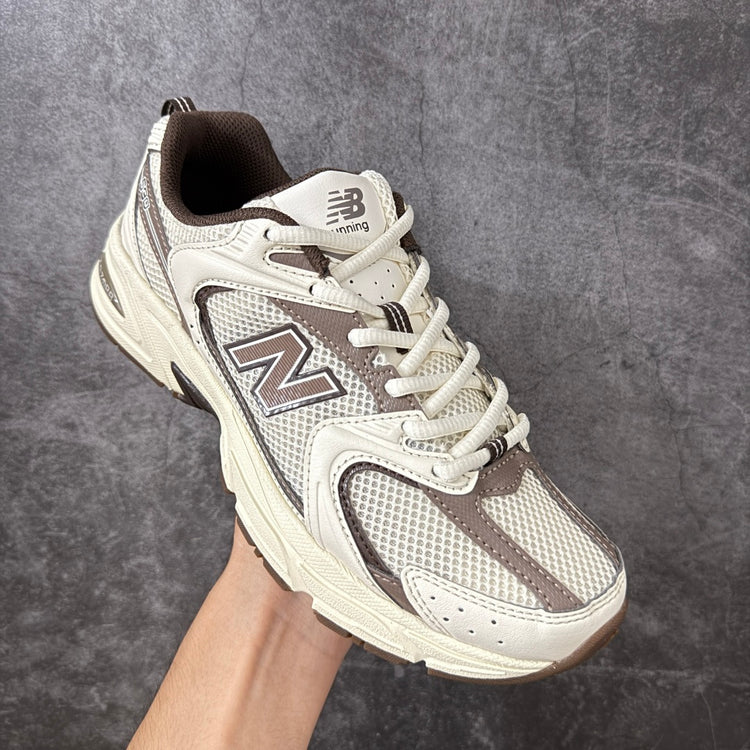 New Balance 530 Cream & Taupe Sneakers
