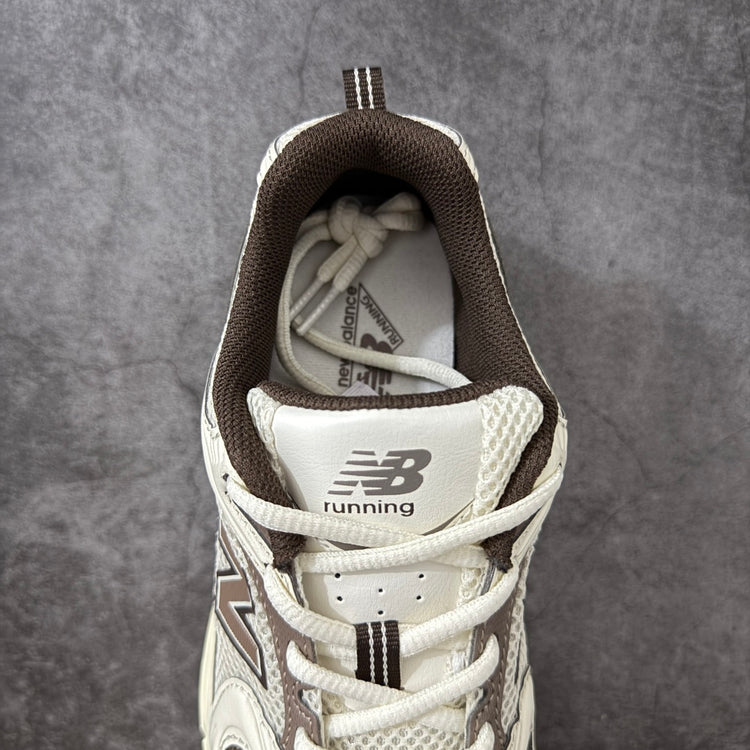 New Balance 530 Cream & Taupe Sneakers