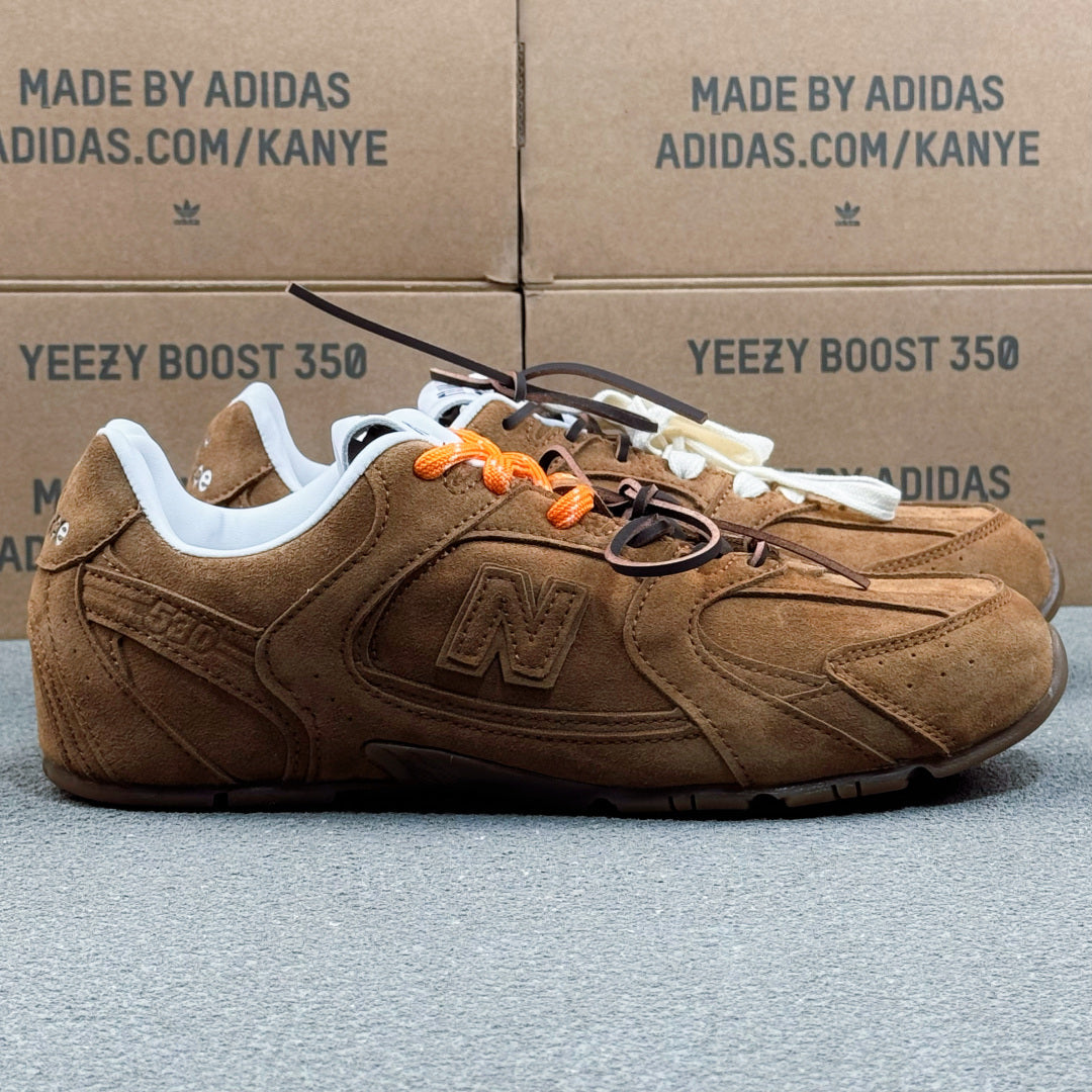 Miu Miu x New Balance 530 Brown Sneakers