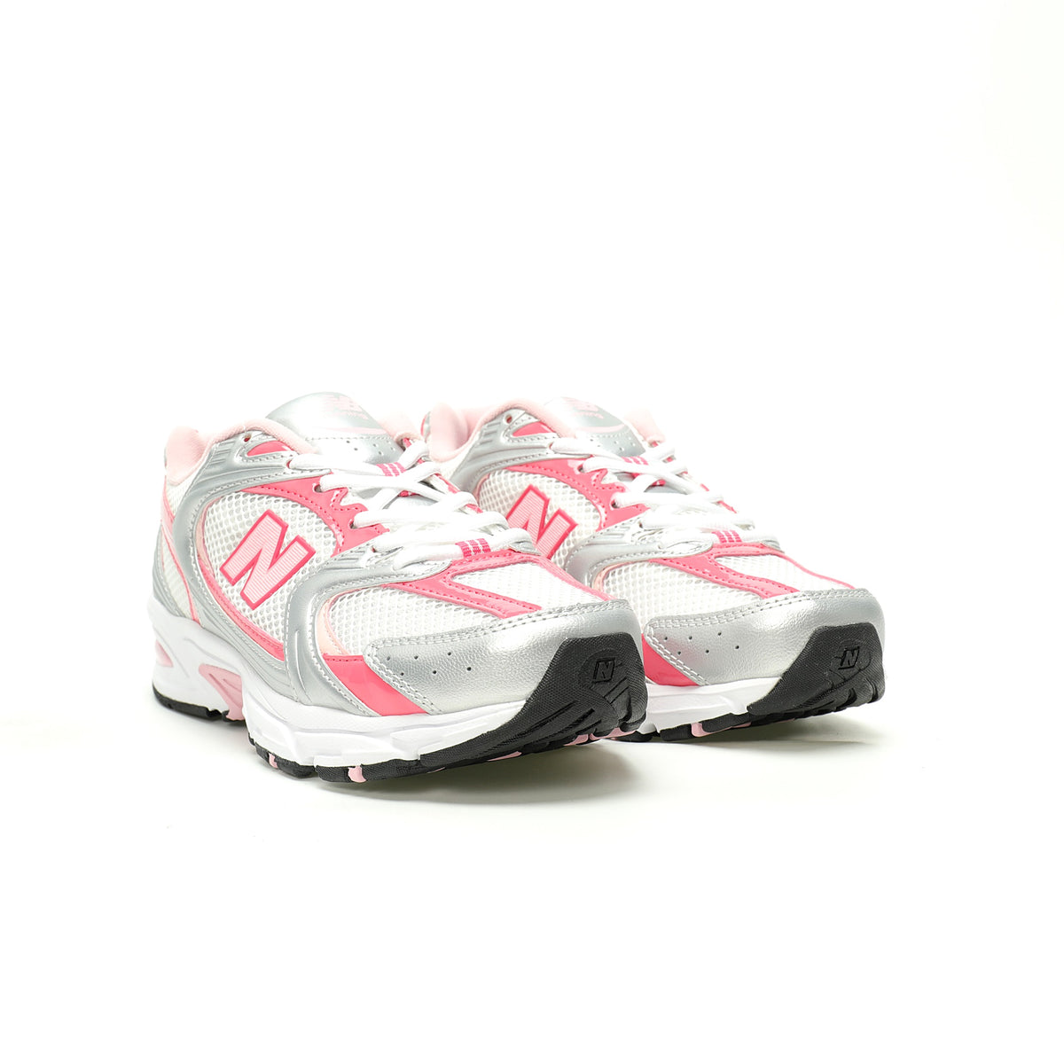 New Balance 530 White & Rose Pink Sneakers