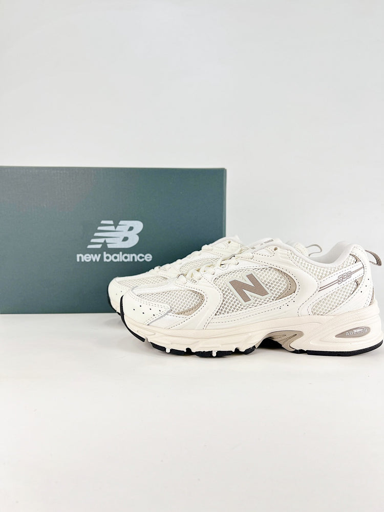 New Balance 530 Cream & Grey Sneakers