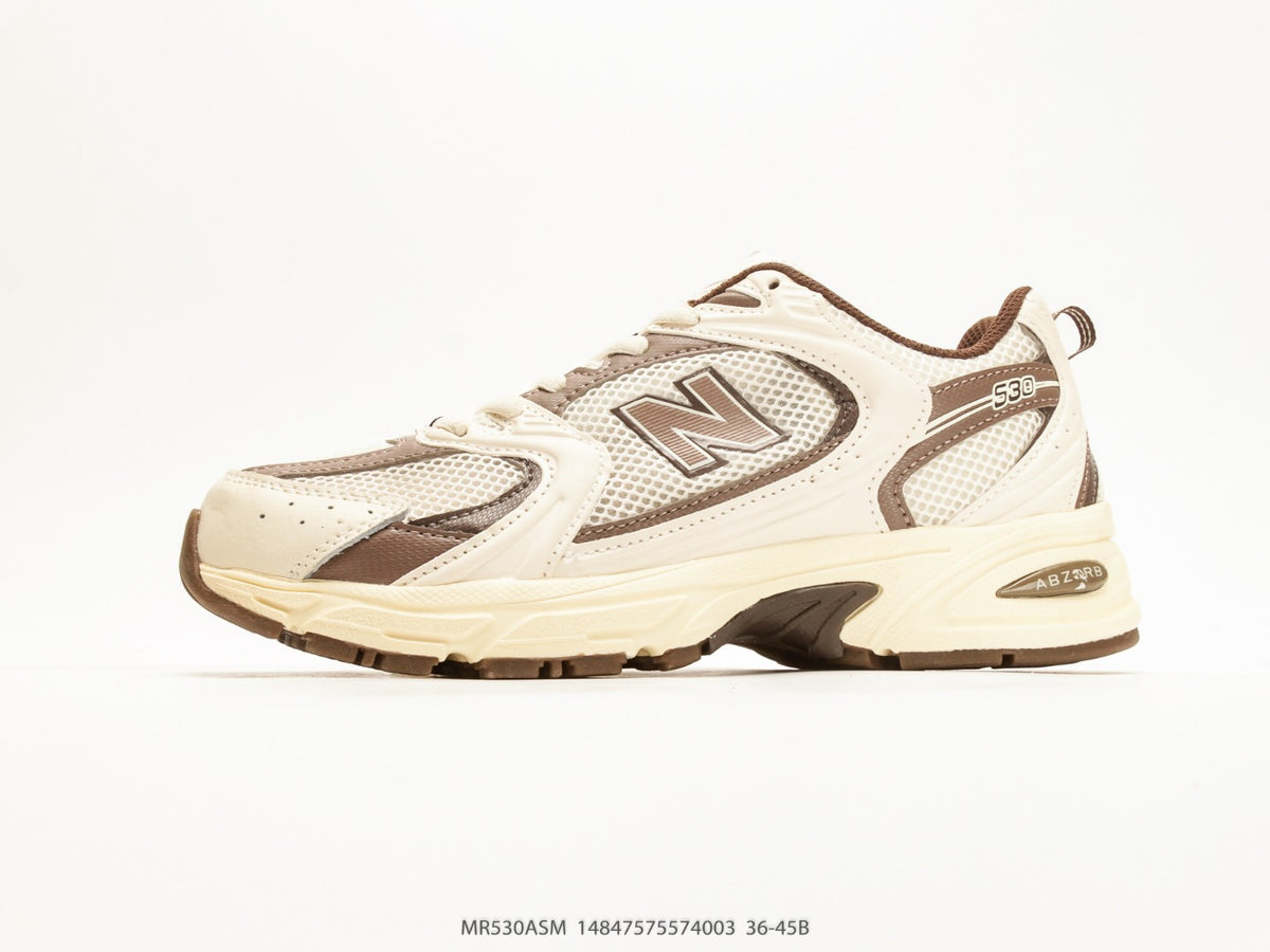 New Balance 530 Cream & Taupe Sneakers