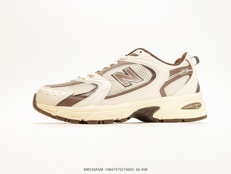 New Balance 530 Cream & Taupe Sneakers