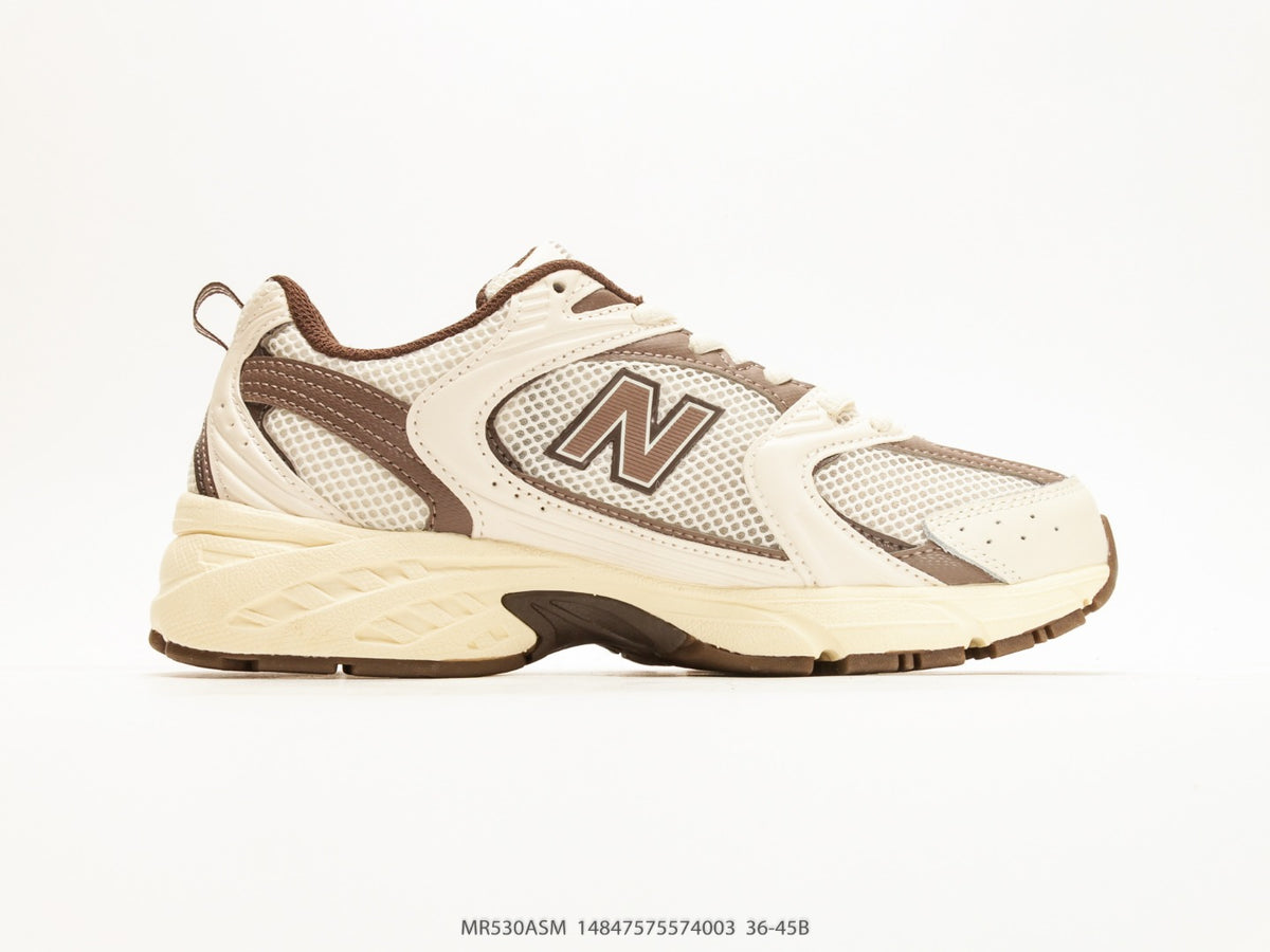 New Balance 530 Cream & Taupe Sneakers