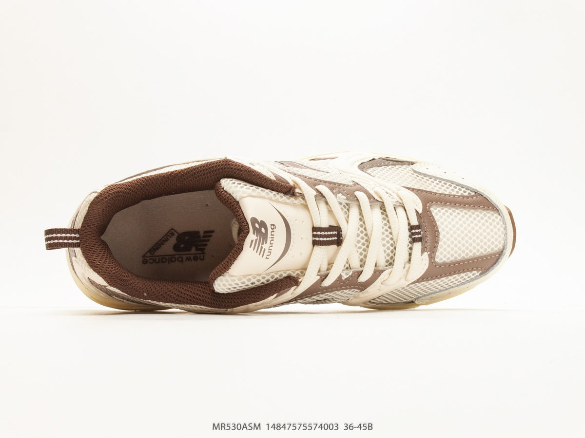 New Balance 530 Cream & Taupe Sneakers