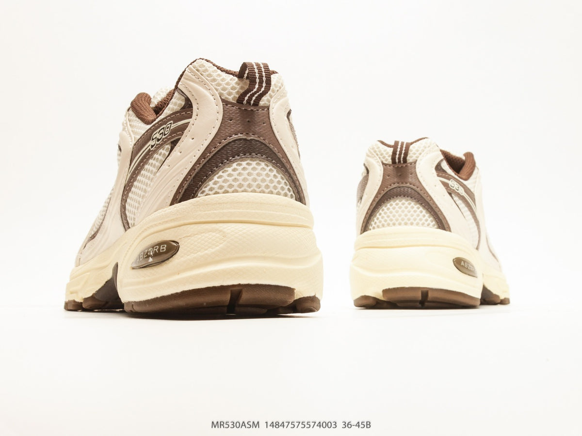 New Balance 530 Cream & Taupe Sneakers