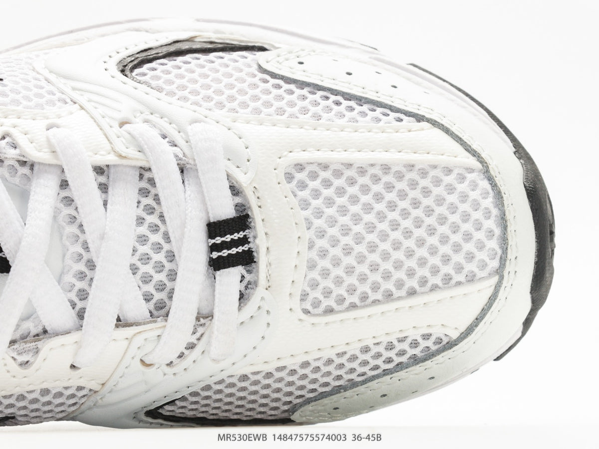 New Balance 530 White & Black Sneakers