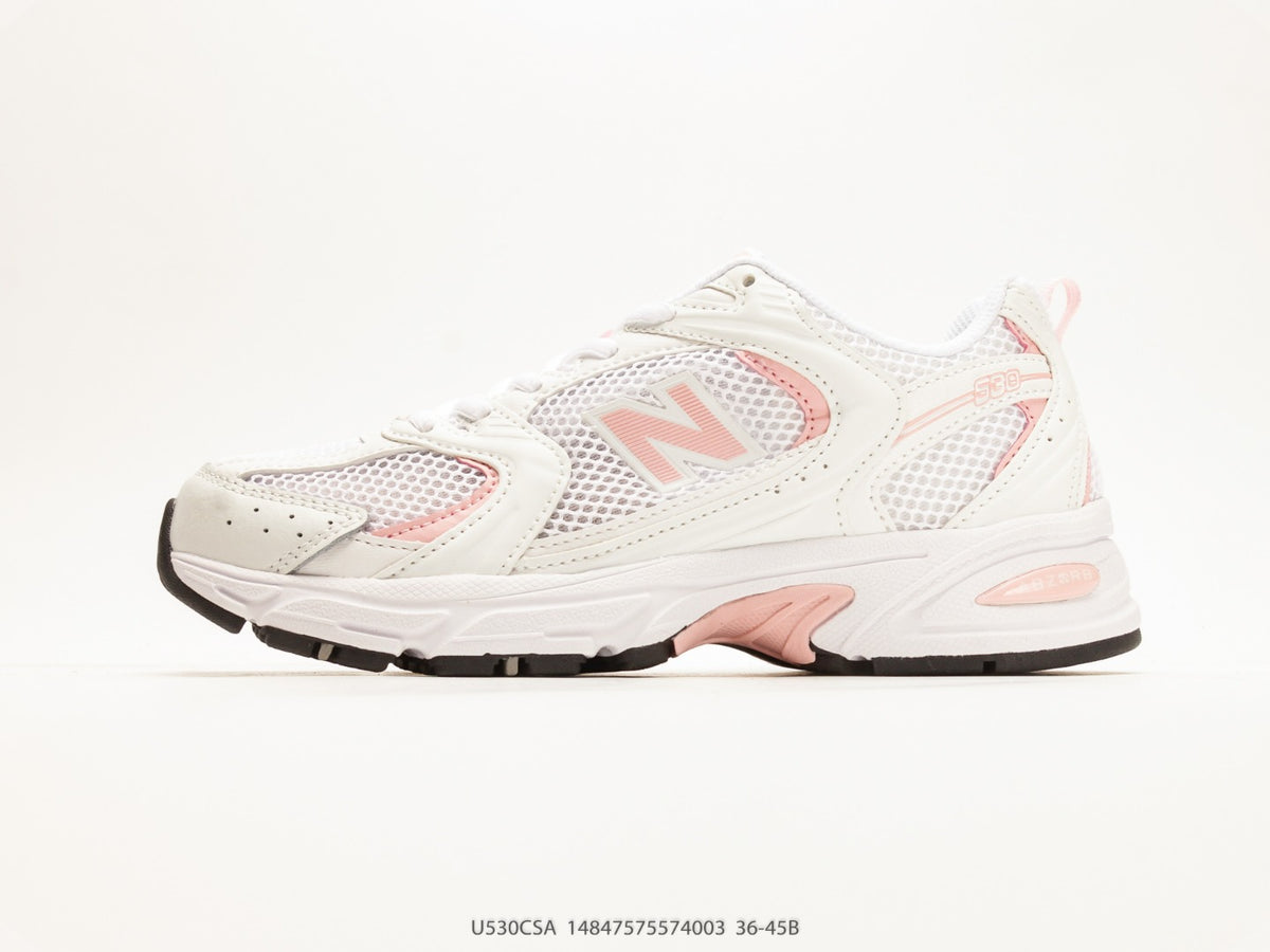 New Balance 530 Cream & Blush Sneakers