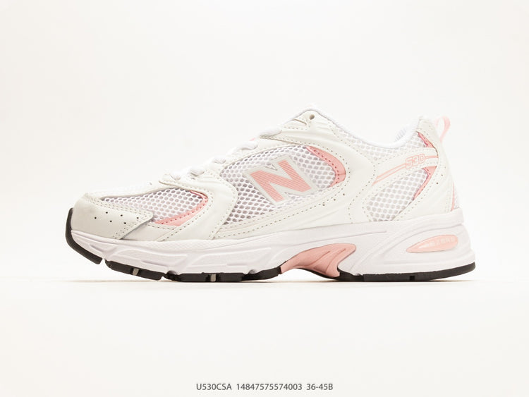 New Balance 530 Cream & Blush Sneakers