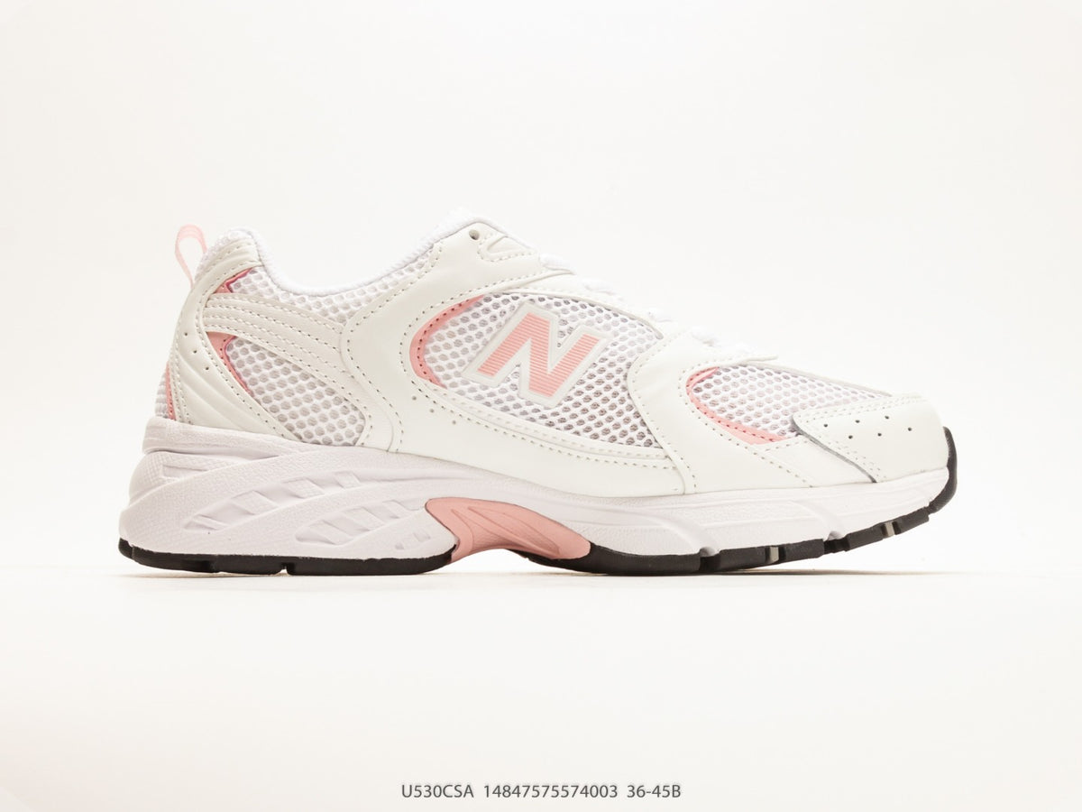 New Balance 530 Cream & Blush Sneakers