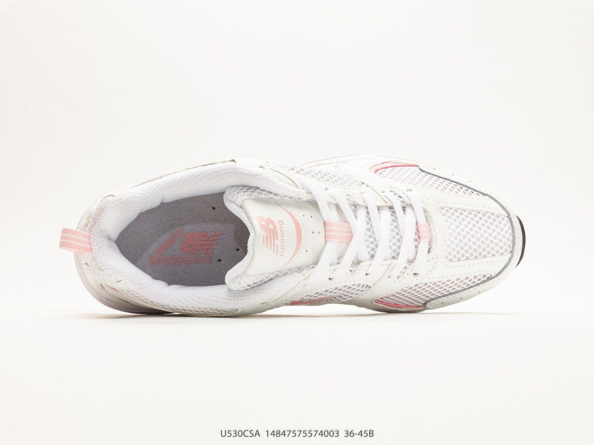 New Balance 530 Cream & Blush Sneakers