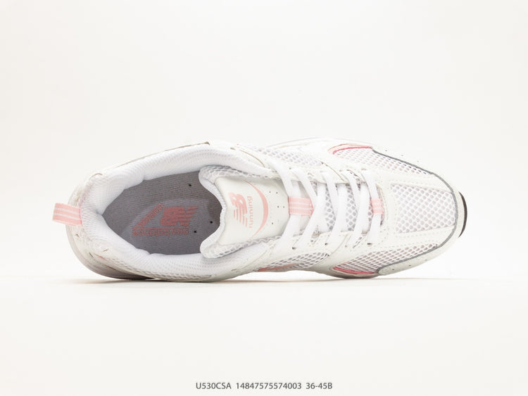 New Balance 530 Cream & Blush Sneakers