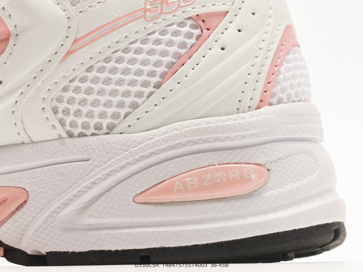 New Balance 530 Cream & Blush Sneakers