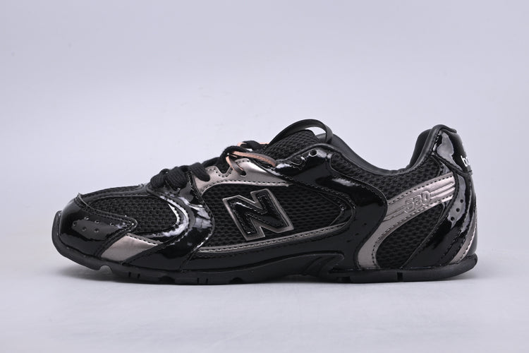 Miu Miu x New Balance 530 SL Black & Silver Retro Low-Top Lifestyle Sneakers