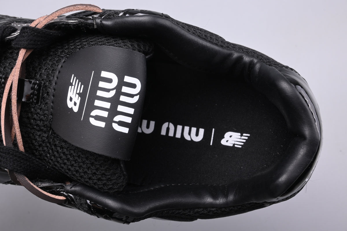 Miu Miu x New Balance 530 SL Black & Silver Retro Low-Top Lifestyle Sneakers