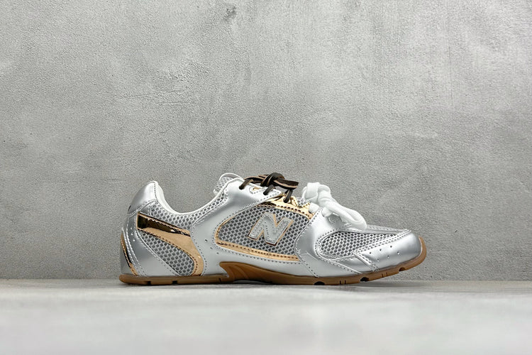 Miu Miu x New Balance 530 SL Silver & Grey Retro Low-Top Lifestyle Sneakers