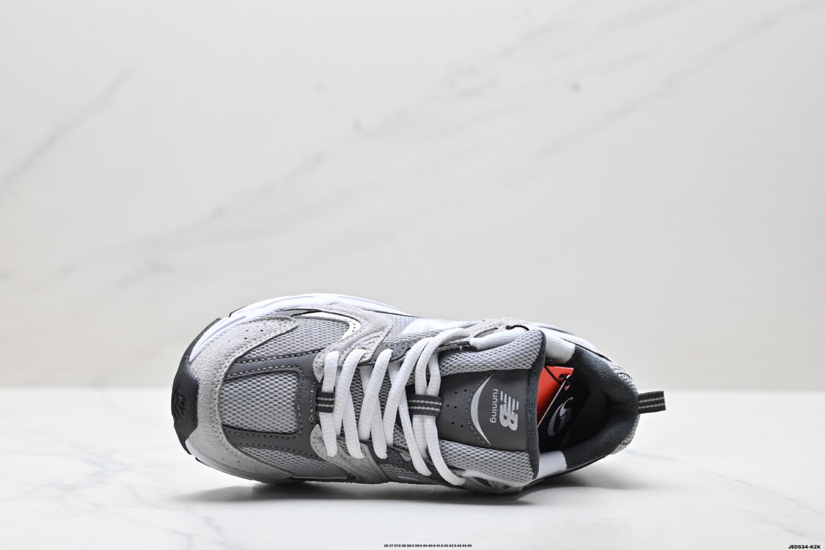 New Balance 530 Grey & Silver Retro Low-Top Lifestyle Sneakers