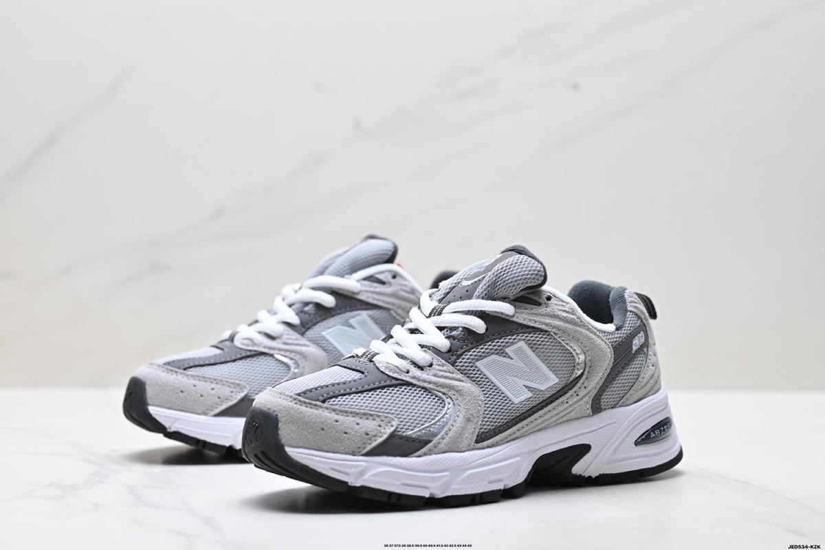 New Balance 530 Grey & Silver Retro Low-Top Lifestyle Sneakers