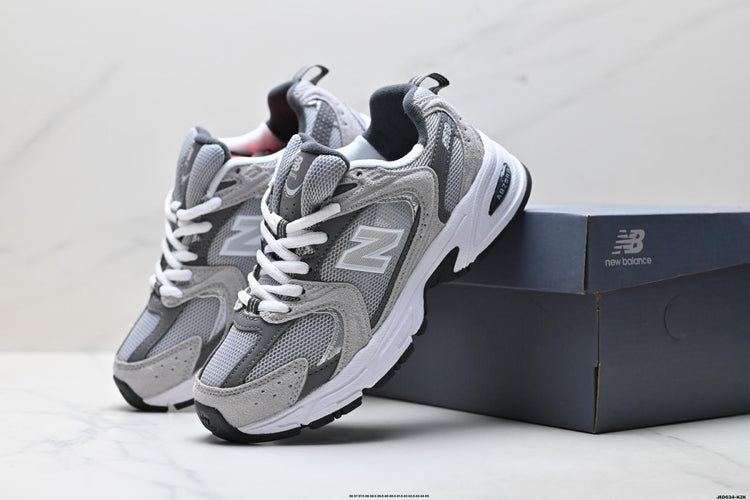 New Balance 530 Grey & Silver Retro Low-Top Lifestyle Sneakers