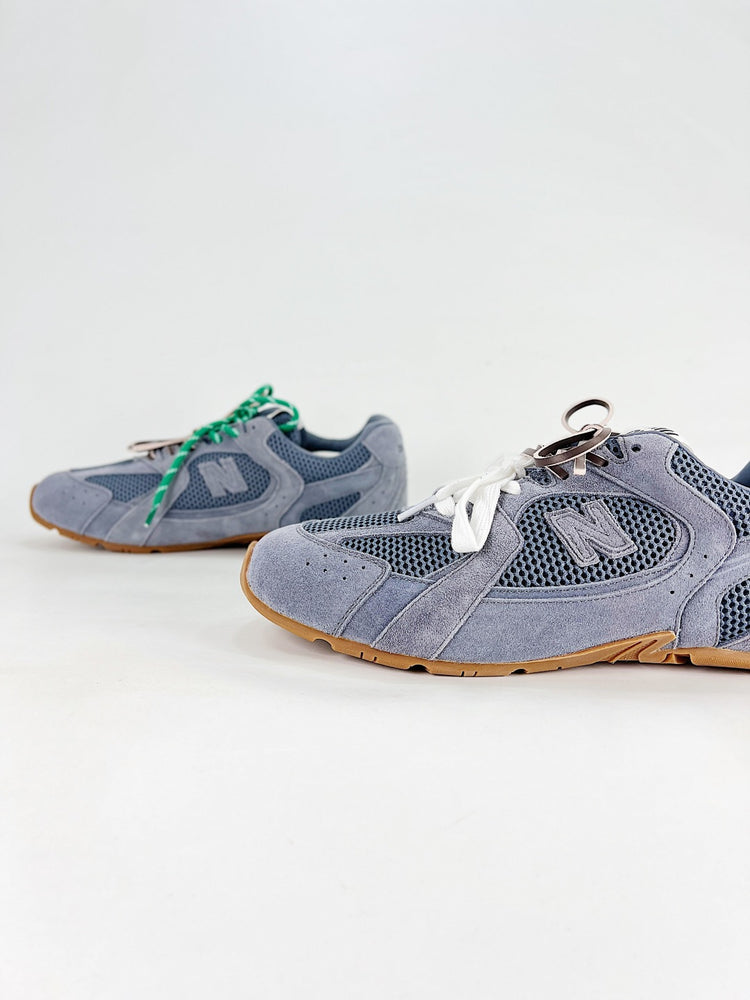 Miu Miu x New Balance 530 SL Silver & Grey Retro Low-Top Lifestyle Sneakers