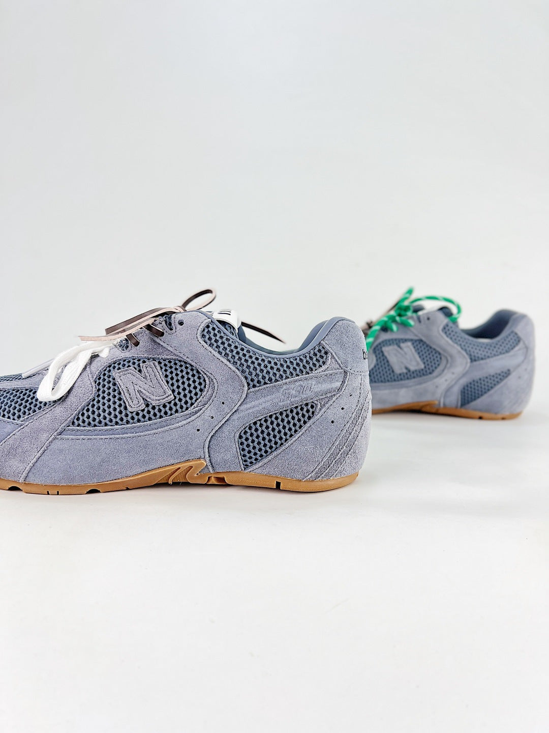 Miu Miu x New Balance 530 SL Silver & Grey Retro Low-Top Lifestyle Sneakers