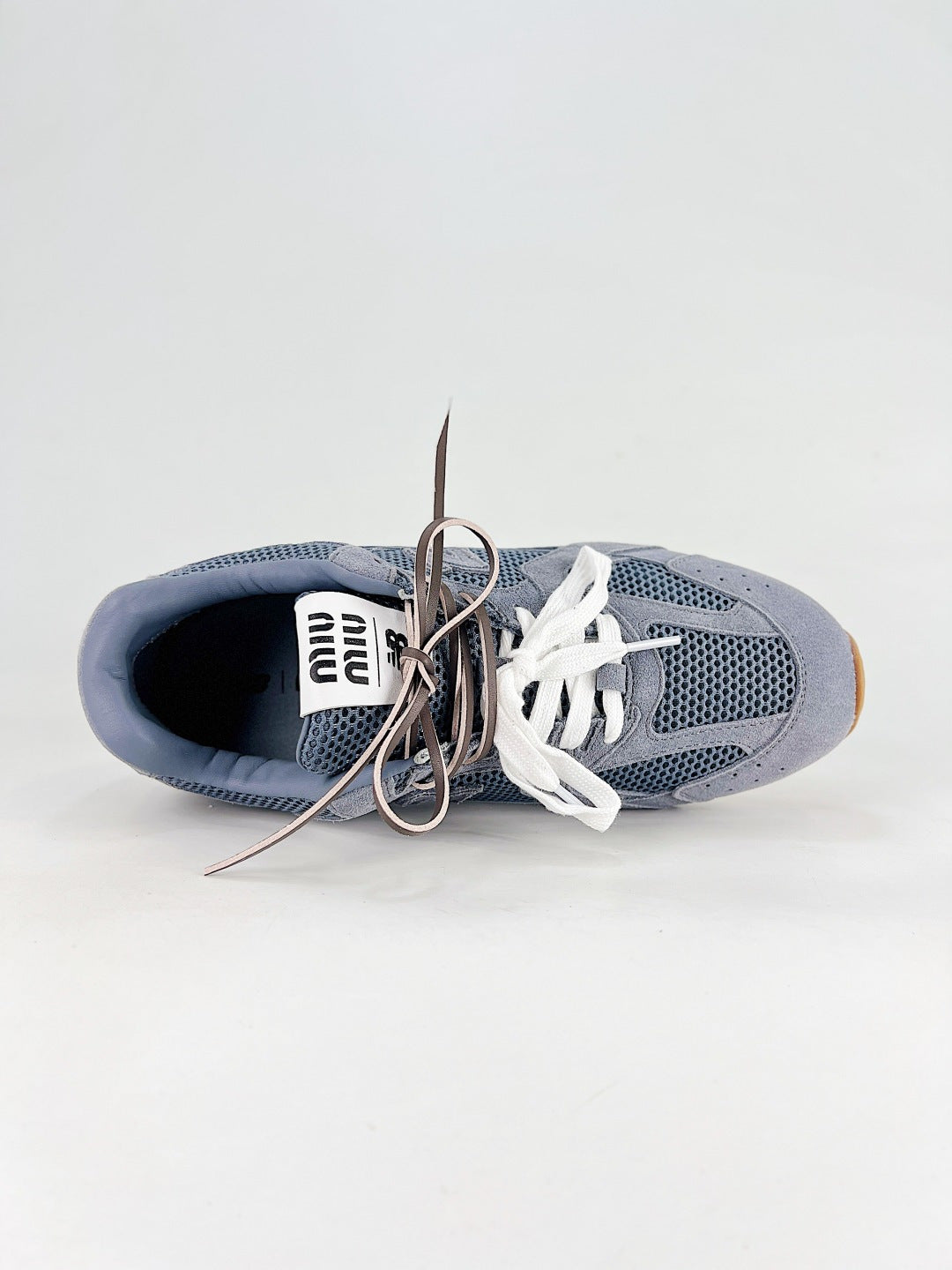 Miu Miu x New Balance 530 SL Silver & Grey Retro Low-Top Lifestyle Sneakers