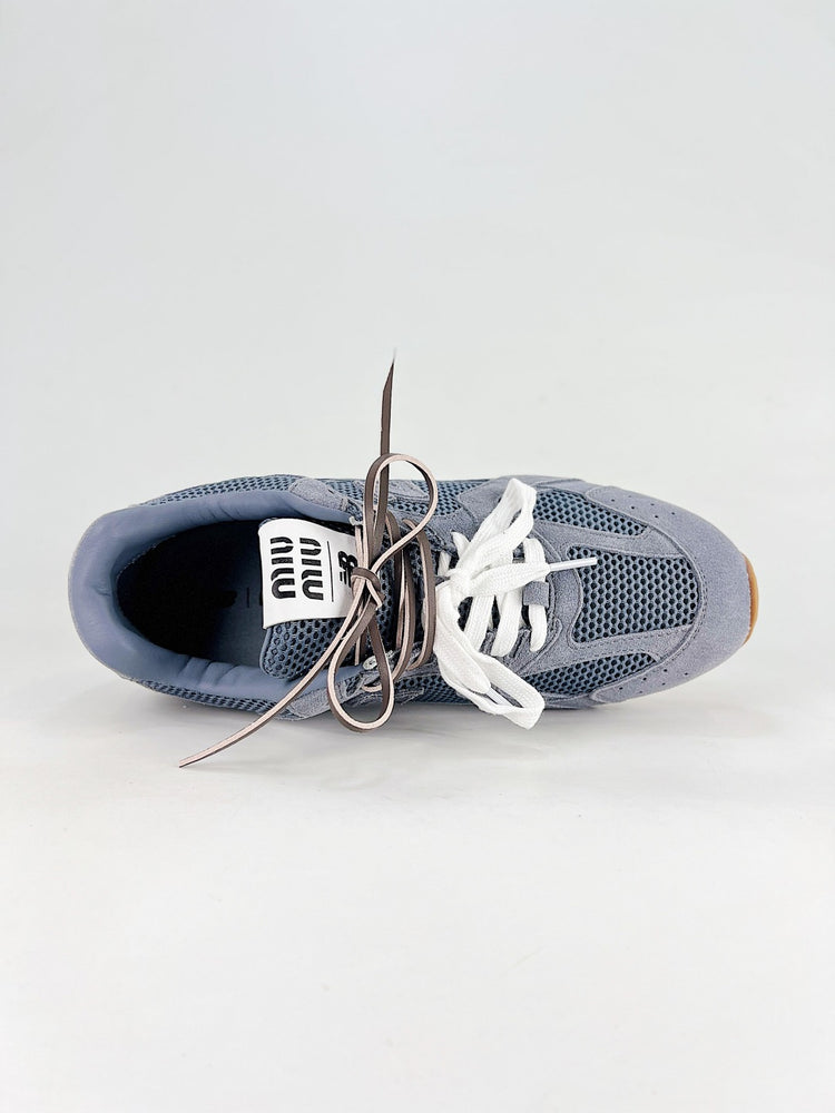 Miu Miu x New Balance 530 SL Silver & Grey Retro Low-Top Lifestyle Sneakers
