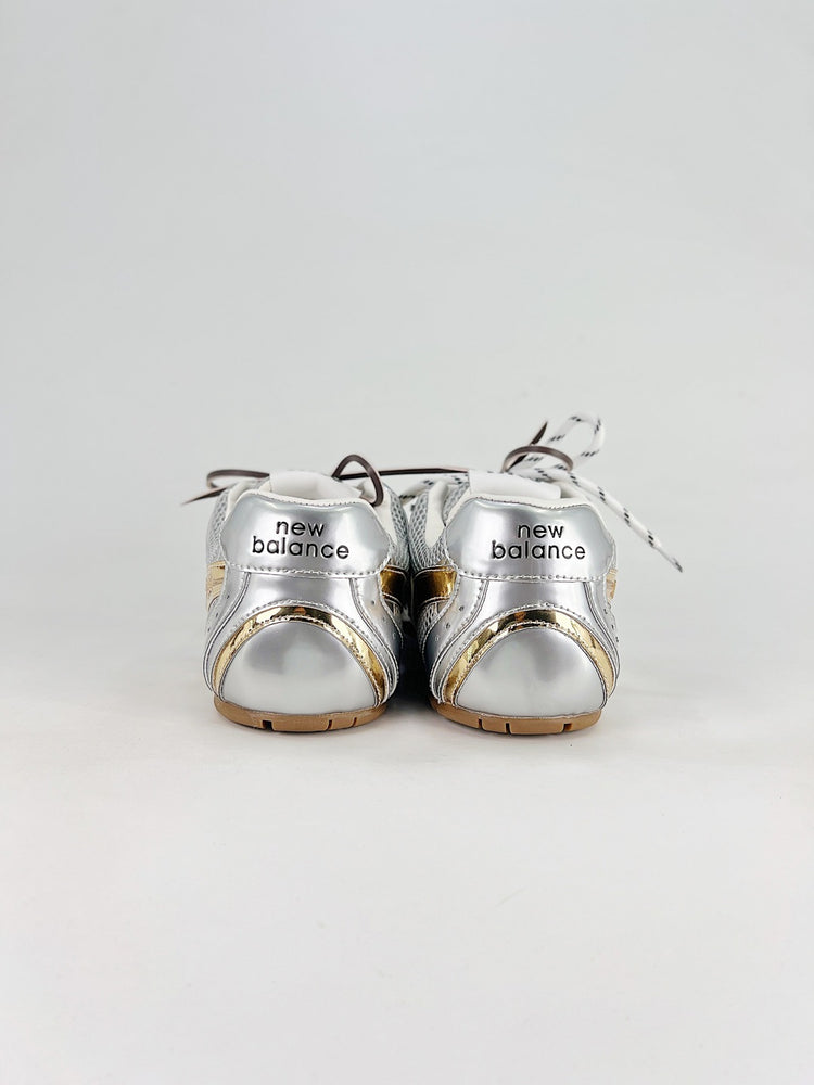 Miu Miu x New Balance 530 SL Metallic Silver Retro Low-Top Lifestyle Sneakers