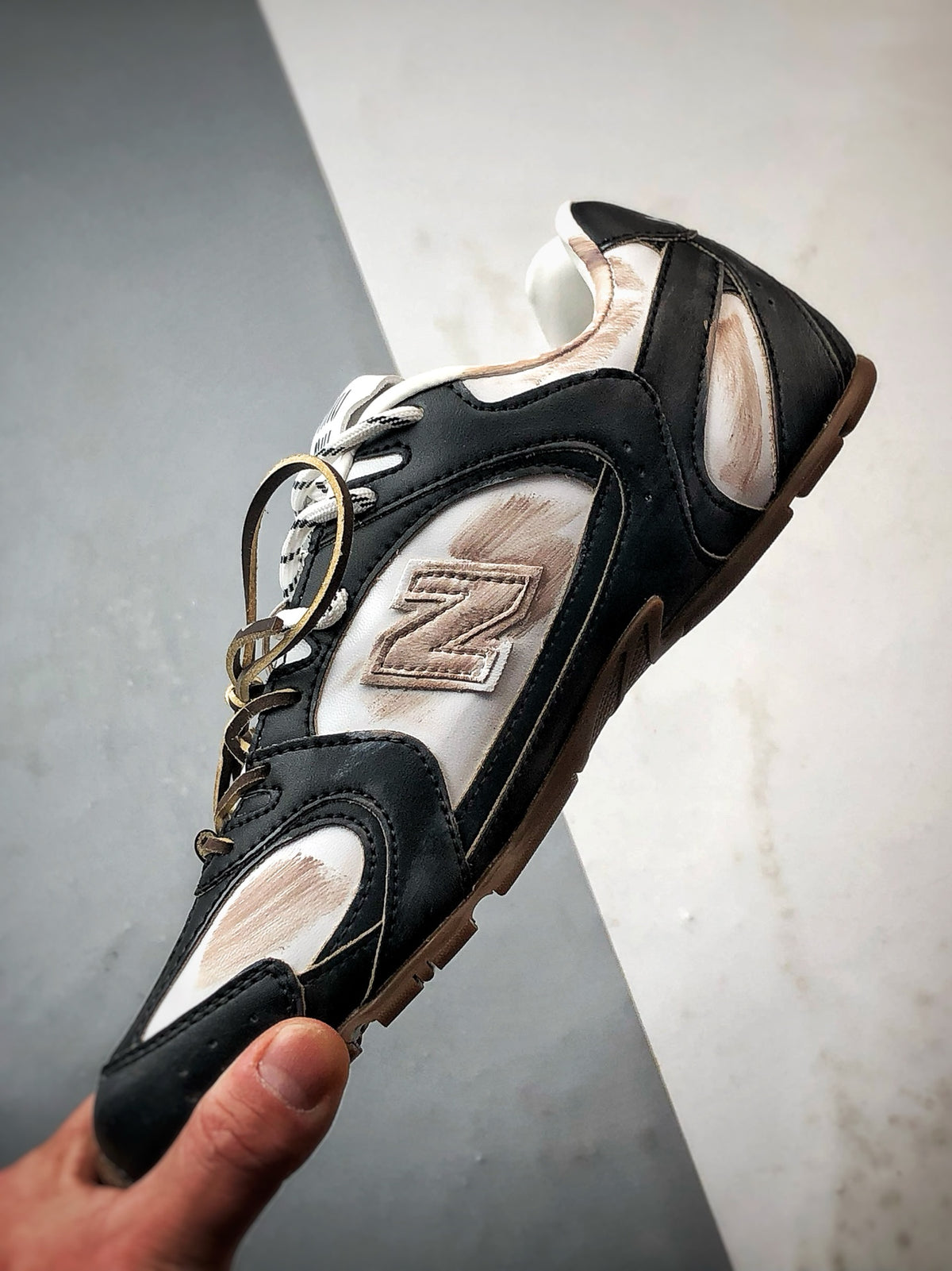 Miu Miu x New Balance 530 SL Black & Cream Retro Low-Top Lifestyle Sneakers