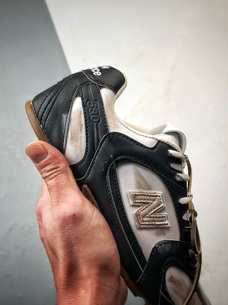 Miu Miu x New Balance 530 SL Black & Cream Retro Low-Top Lifestyle Sneakers