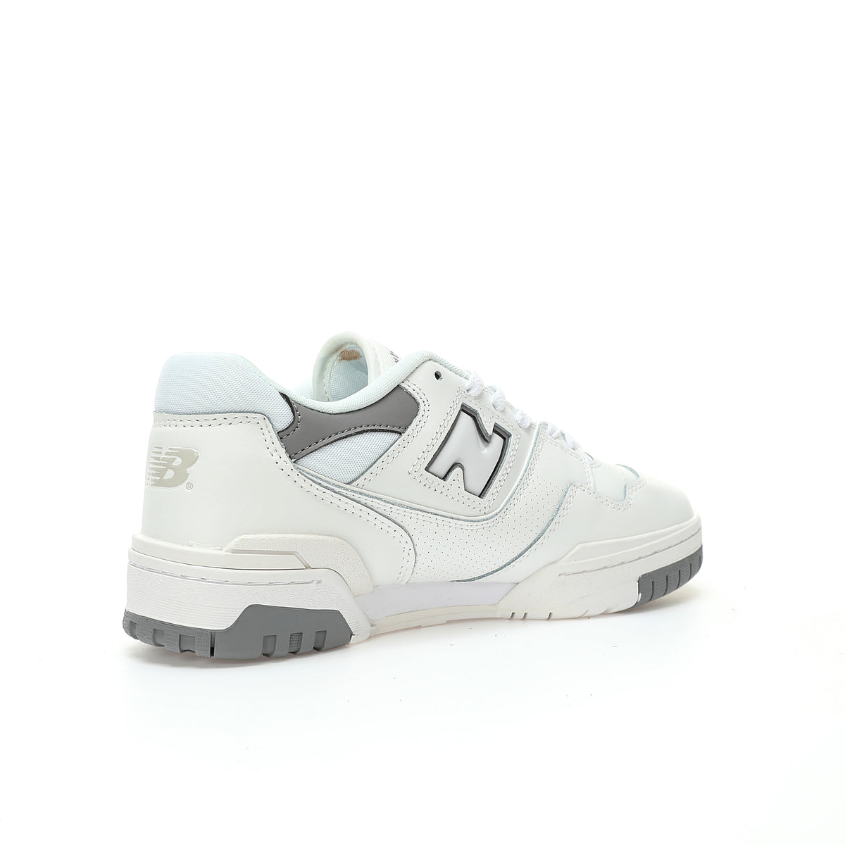 New Balance 550 White & Grey Retro Basketball-Inspired Lifestyle Sneakers