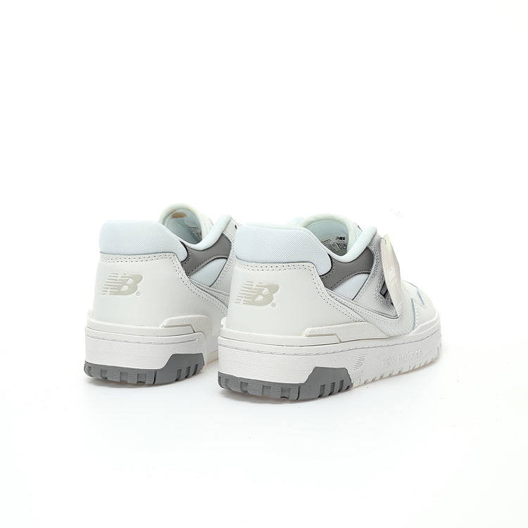 New Balance 550 White & Grey Retro Basketball-Inspired Lifestyle Sneakers