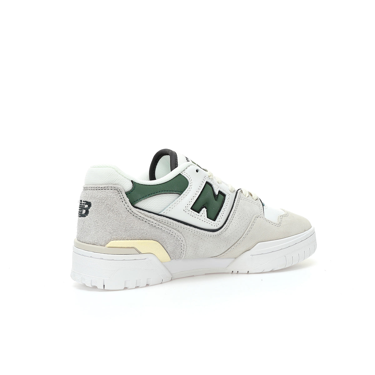 New Balance 550 White & Dark Green Retro Low-Top Lifestyle Sneakers