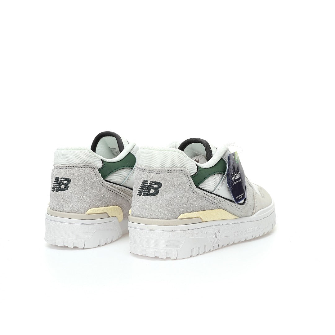 New Balance 550 White & Dark Green Retro Low-Top Lifestyle Sneakers
