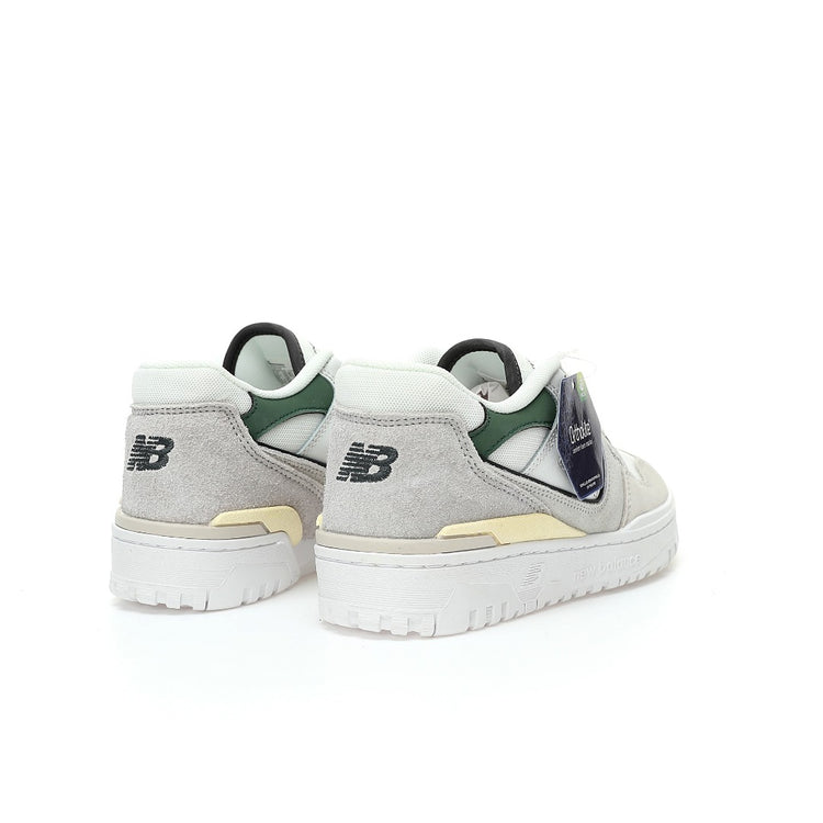 New Balance 550 White & Dark Green Retro Low-Top Lifestyle Sneakers