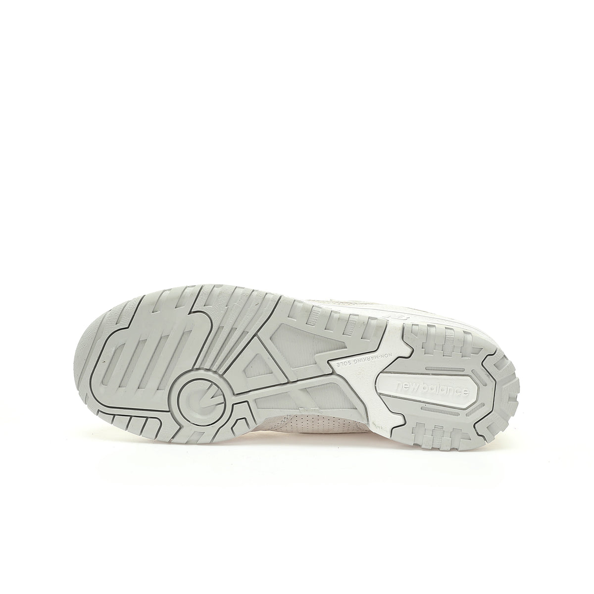 New Balance 550 Cream & White Retro Low-Top Lifestyle Sneakers