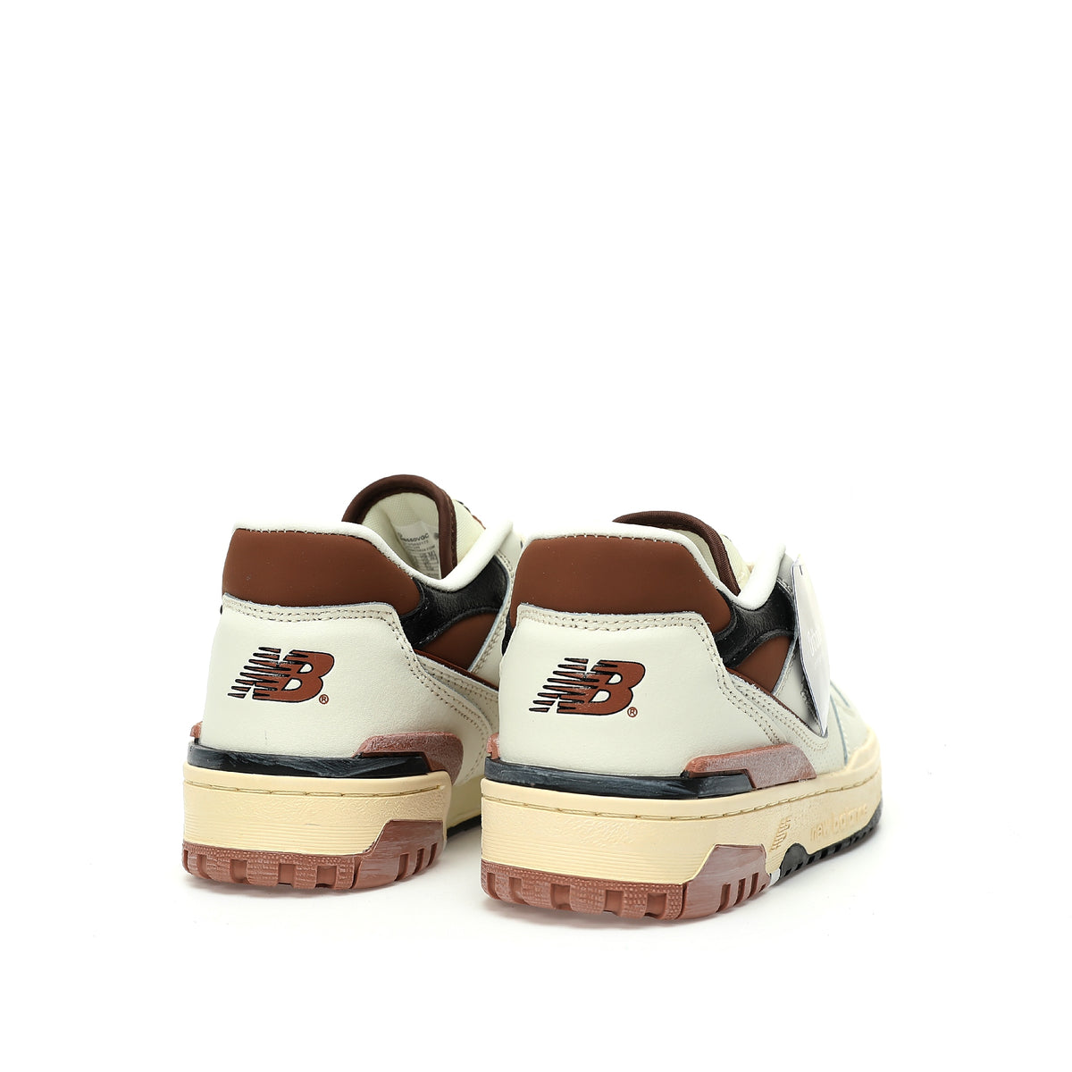 New Balance 550 Cream & Burgundy Retro Low-Top Lifestyle Sneakers