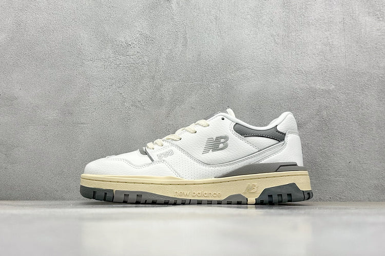 New Balance 550 White & Cream Retro Low-Top Lifestyle Sneakers