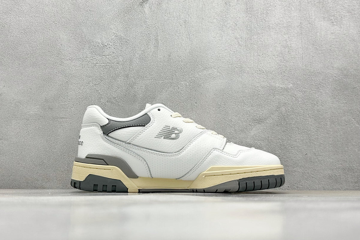 New Balance 550 White & Cream Retro Low-Top Lifestyle Sneakers