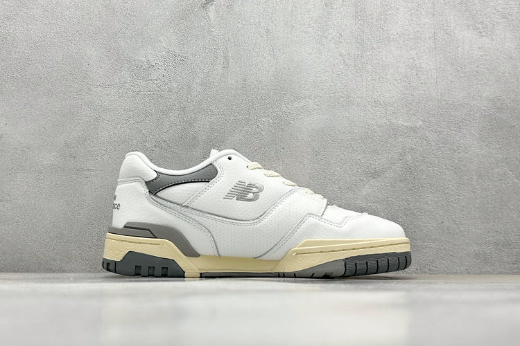New Balance 550 White & Cream Retro Low-Top Lifestyle Sneakers