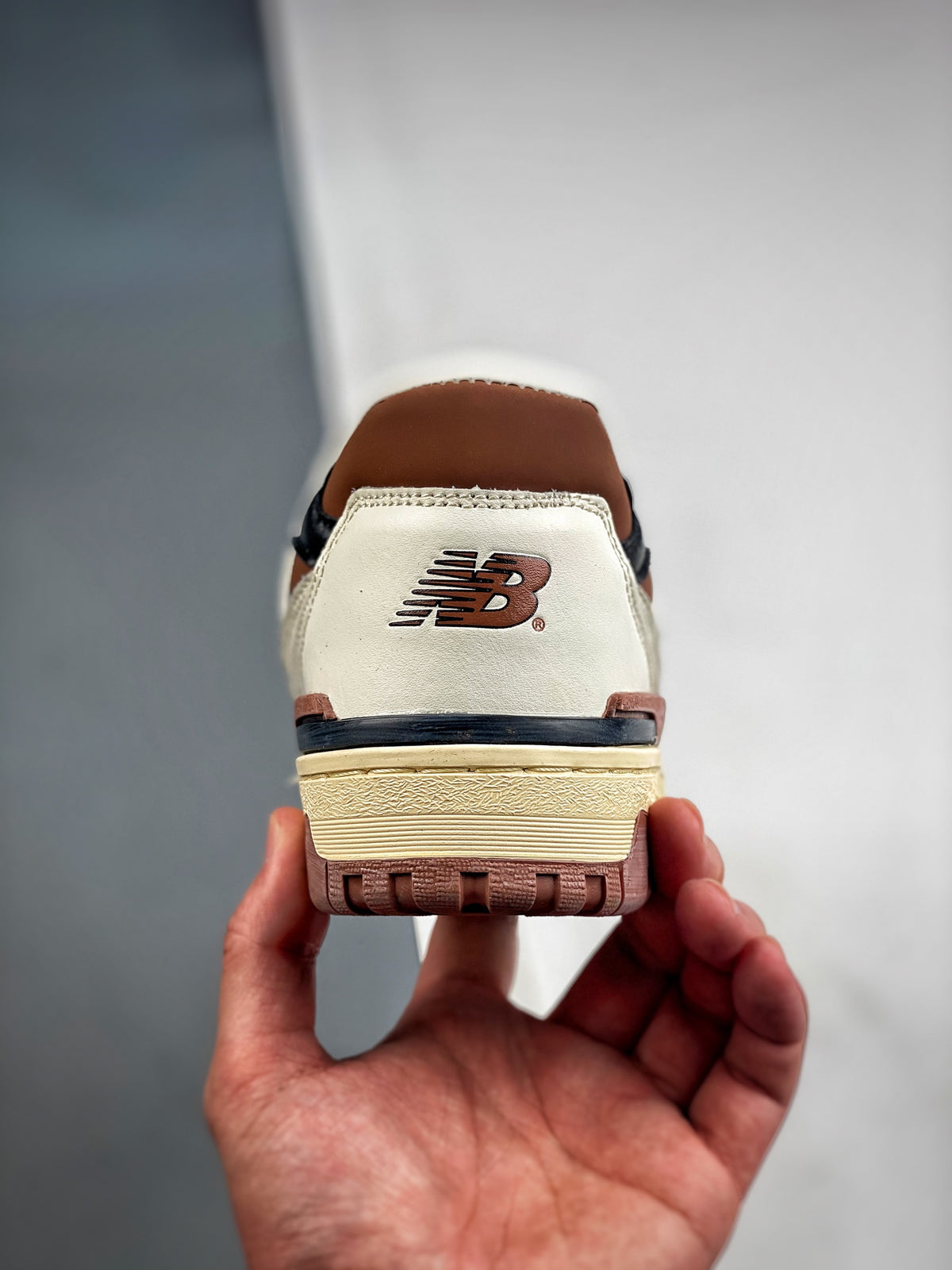 New Balance 550 in Cream & Burgundy – Retro Low-Top Court-Inspired Casual Sneakers