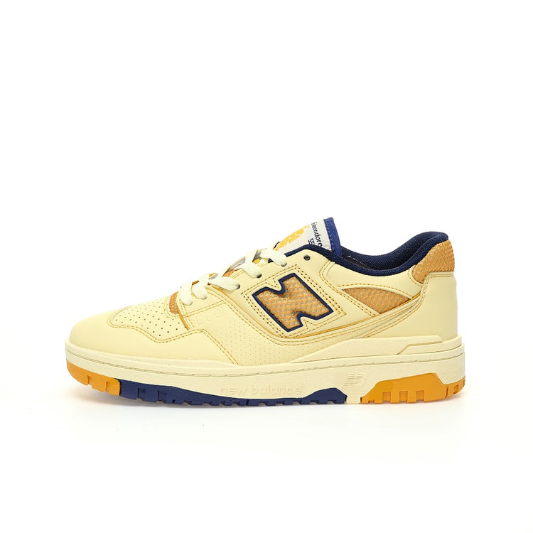 Aimé Leon Dore x New Balance 550 in Cream & Mustard – Retro Low-Top Casual Sneakers