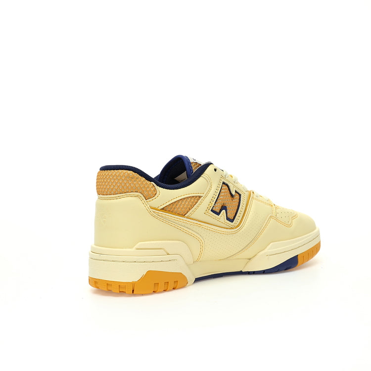 Aimé Leon Dore x New Balance 550 in Cream & Mustard – Retro Low-Top Casual Sneakers