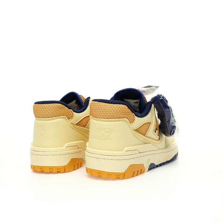 Aimé Leon Dore x New Balance 550 in Cream & Mustard – Retro Low-Top Casual Sneakers