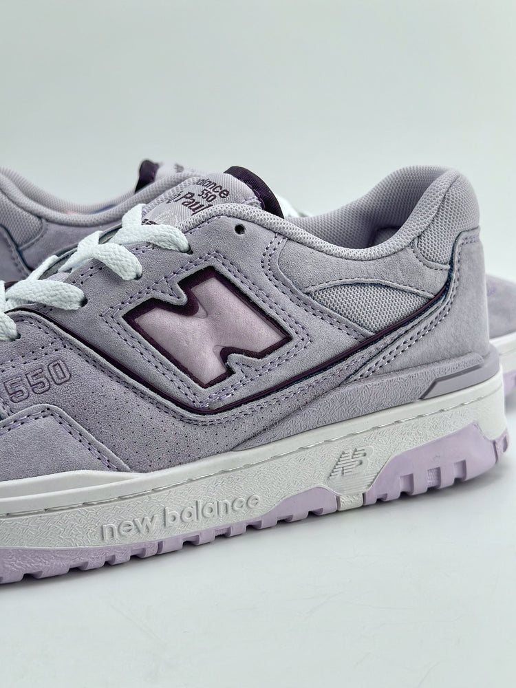 New Balance 550 in Grey & White – Retro Low-Top Court-Inspired Casual Sneakers