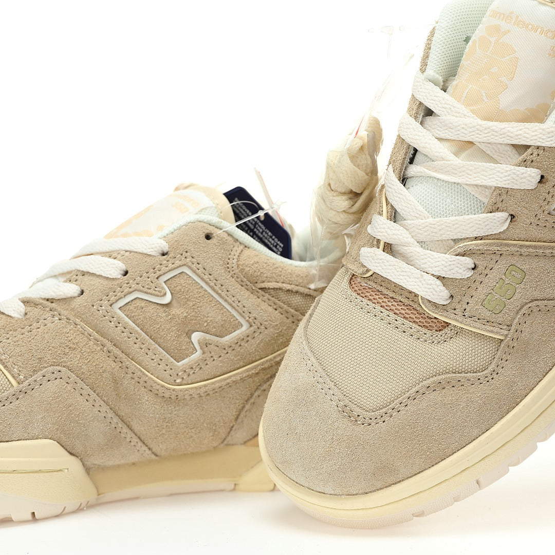 Aimé Leon Dore x New Balance 550 in Sand & Cream – Retro Low-Top Casual Sneakers